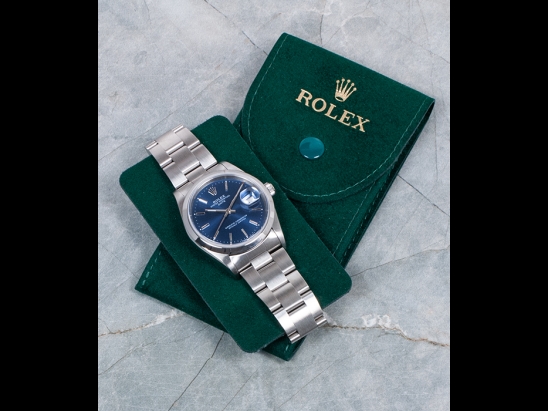 Ролекс (Rolex) Date 34 Blu Oyster Blue Jeans 15200